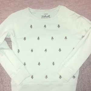 Jcrew collectible girls embellished sweatshirt